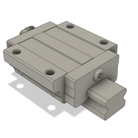 LSD25BK-F1N-N-D-M6 AIRTAC LOW PROFILE RAIL BEARING LSD 25MM SERIES, NORMAL ACCURACY WITH NO PRELOAD (D) STANDARD, TOP MOUNTING FLANGE - NORMAL BODY